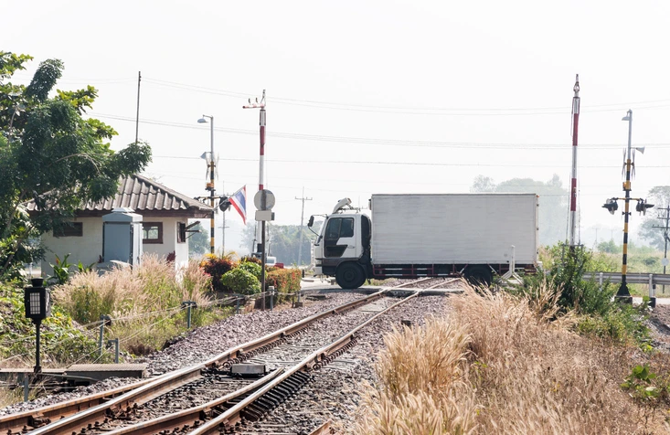 Truck and TRAX Train Collide in Salt Lake City