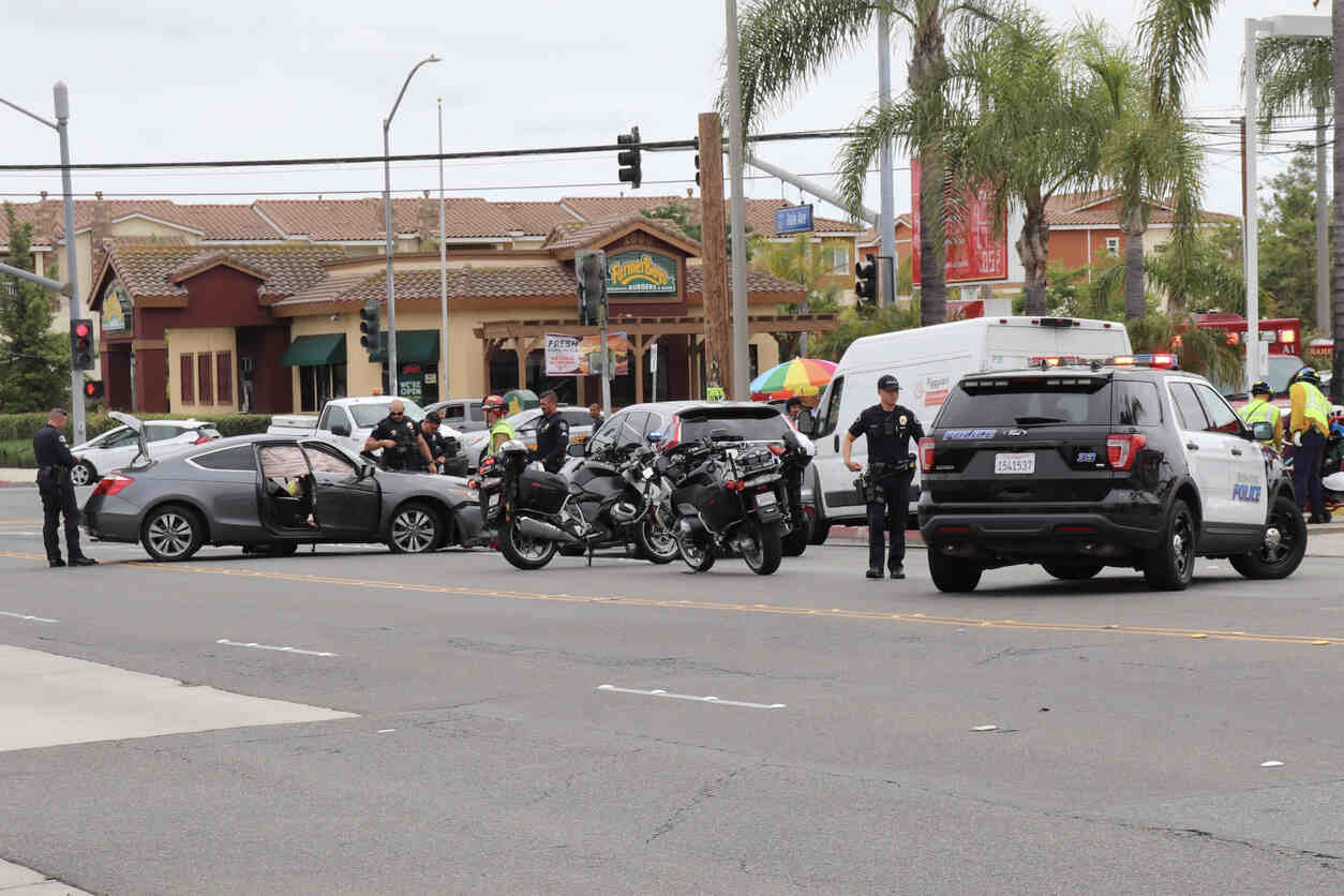 Five-Vehicle Crash